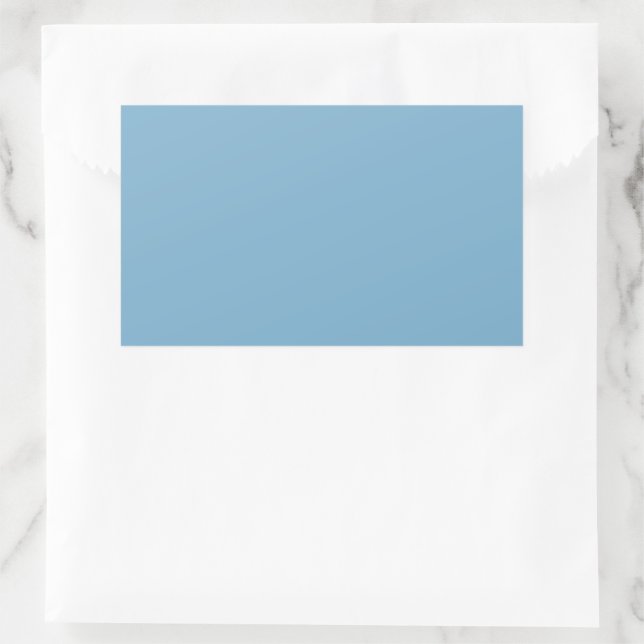 Sticker Rectangulaire Bleu pâle et mat (Sac)