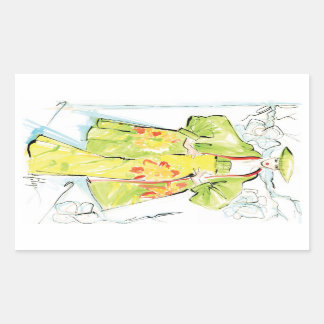 Sticker Rectangulaire Blossom