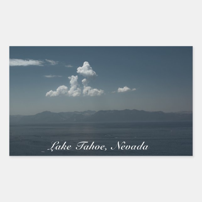 Sticker Rectangulaire Blues d'été (Devant)