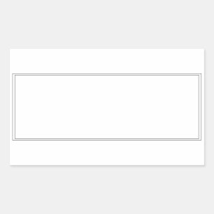 Sticker Rectangulaire Bocal épice noir bordure vierge rectangulaire étiq