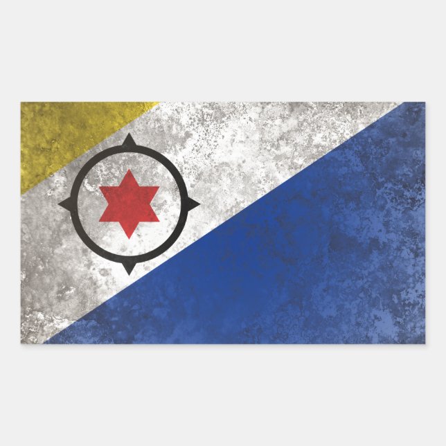 Sticker Rectangulaire Bonaire (Devant)