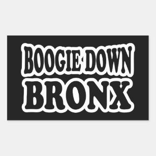 Sticker Rectangulaire Boogie Down Bronx, NYC