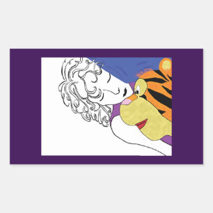 STICKER RECTANGULAIRE BOUDDON DE CUDDLE