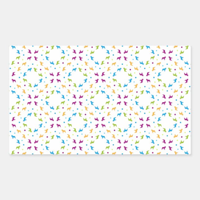 Sticker Rectangulaire Bouledogues français modèle Primavera (Devant)