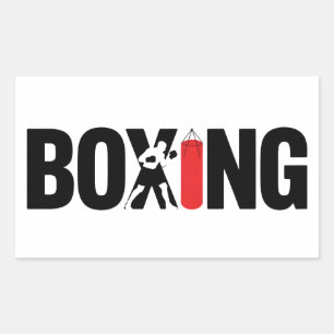 Sticker Rectangulaire Boxe