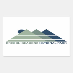 Sticker Rectangulaire Brecon Beacons Parc national Mont Sun