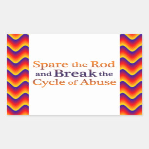Sticker Rectangulaire Briser le cycle