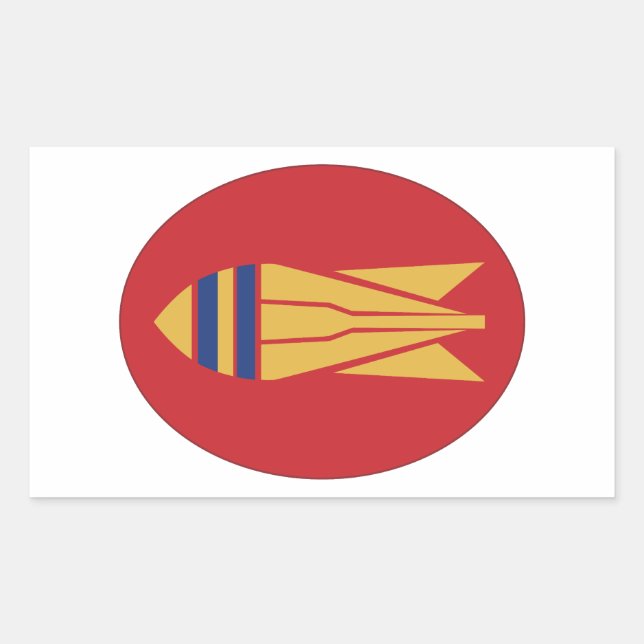Sticker Rectangulaire British EOD (Devant)