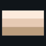 Sticker Rectangulaire Brown Ombre strié<br><div class="desc">Motif à rayures Ombre marron tendance.</div>
