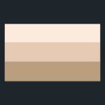 Sticker Rectangulaire Brown Ombre strié<br><div class="desc">Motif à rayures Ombre marron tendance.</div>
