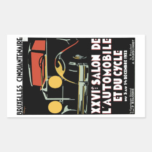 Sticker Rectangulaire Bruxelles Cinquantenaire