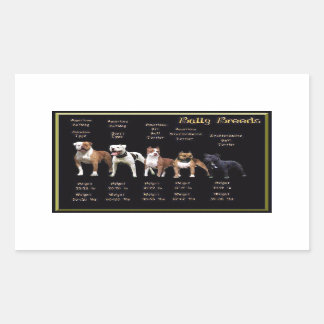 Sticker Rectangulaire Bully Breeds