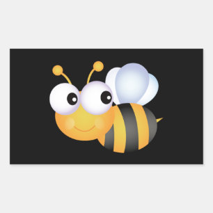 Sticker Rectangulaire Bumble Bee