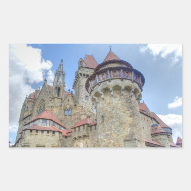 Sticker Rectangulaire Burg Kreuzenstein (Devant)
