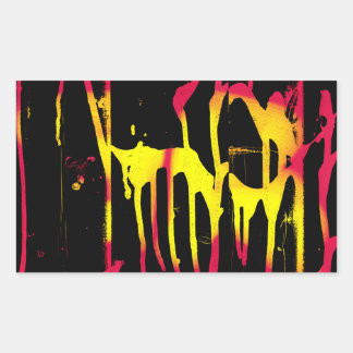 Sticker Rectangulaire burons et éperons et bacchanal
