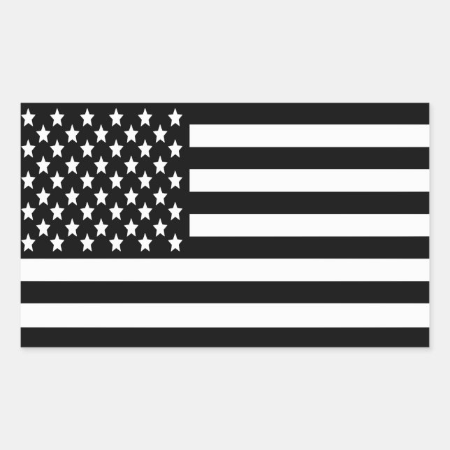STICKER RECTANGULAIRE BW US (Devant)