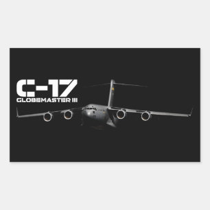 Sticker Rectangulaire C-17 Globemaster III