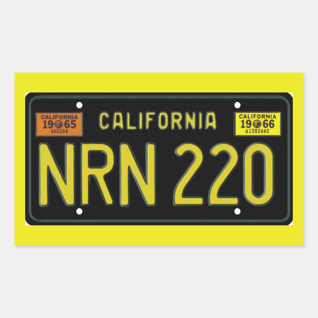 STICKER RECTANGULAIRE CA66 (Devant)