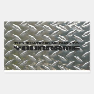 Sticker Rectangulaire Ça appartient à... Votre nom!