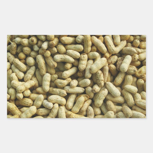 Sticker Rectangulaire cacahuètes (Devant)