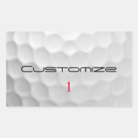 Cadeau de golf personnalisé avec nom et numéro per