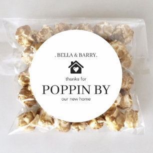 Sticker Rectangulaire Cadeau personnalisé pour une soirée portes ouverte