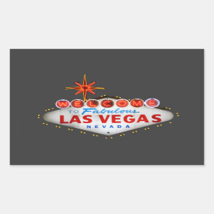 Sticker Rectangulaire Cadeaux de Las Vegas