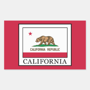 Sticker Rectangulaire Californie