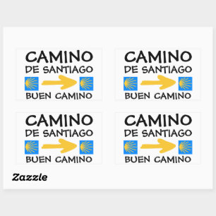 Sticker Rectangulaire Camino de Santiago