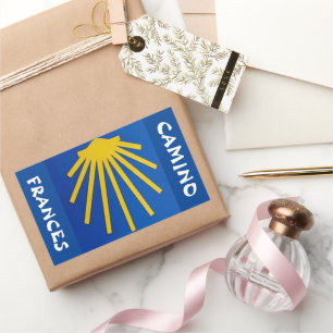 Sticker Rectangulaire Camino de Santiago Le chemin de saint Jacques 0003