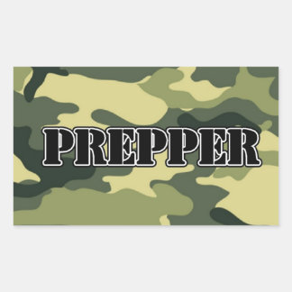 Sticker Rectangulaire Camo Prepper
