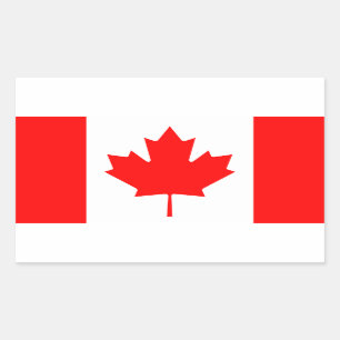 Sticker Rectangulaire Canada