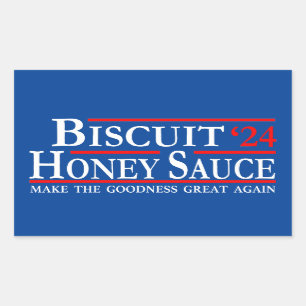 Sticker Rectangulaire Candidats à la Biscuit and Honey Sauce 2024