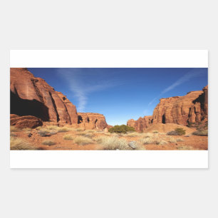 Sticker Rectangulaire Canyon de Red Rock
