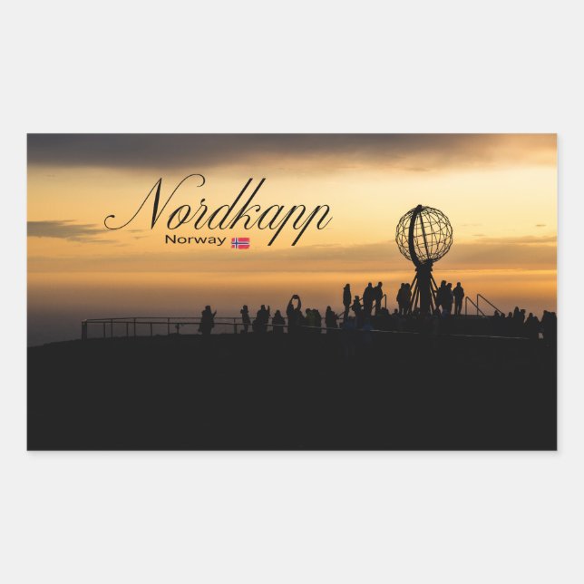 Sticker Rectangulaire Cap Nord (Devant)