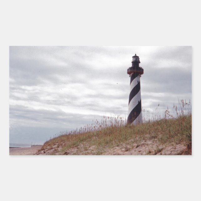 Sticker Rectangulaire Cape Hatteras Lighthouse (Devant)