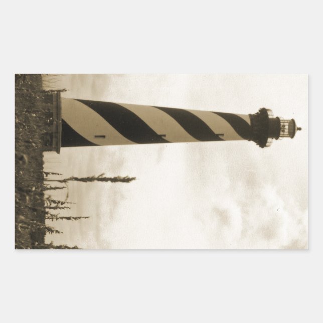 Sticker Rectangulaire Cape Hatteras Lighthouse (Devant)