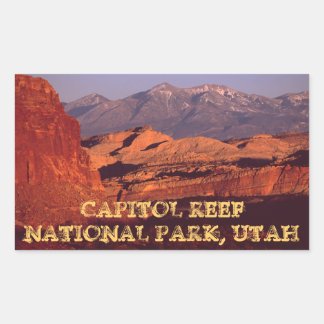 Sticker Rectangulaire Capitol Reef NP