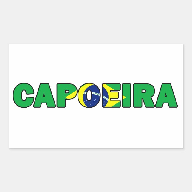 Sticker Rectangulaire Capoeira (Devant)