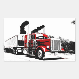 Sticker Rectangulaire Capteurs Peterbilt v2