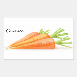 Sticker Rectangulaire Carottes