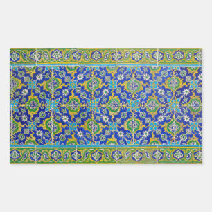 Sticker Rectangulaire carreau d'iznik