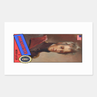 Sticker Rectangulaire Carte de baseball d'Andrew Jackson