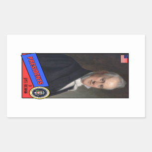 Sticker Rectangulaire Carte James Buchanan