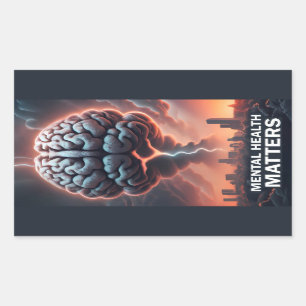 Sticker Rectangulaire Carte postale