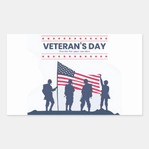 Sticker Rectangulaire Cartes de remerciement personnalisées Joyeuse fête