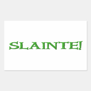 Sticker Rectangulaire Cartons de rectangle de slainte