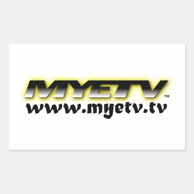 Sticker Rectangulaire Cartons MYETV (transparents) (Devant)