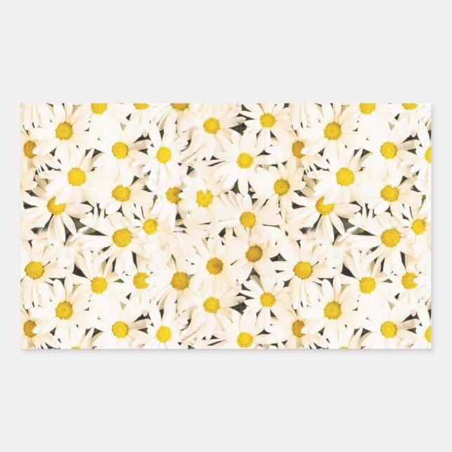 Sticker Rectangulaire Casseroles blanches personnalisées Blank Elegant M (Devant)