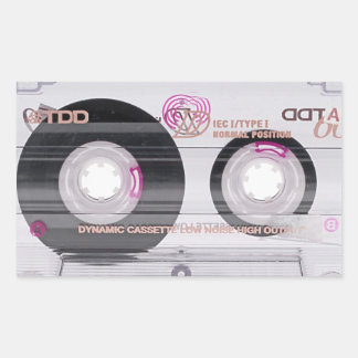 Sticker Rectangulaire cassette de l'école ancienne